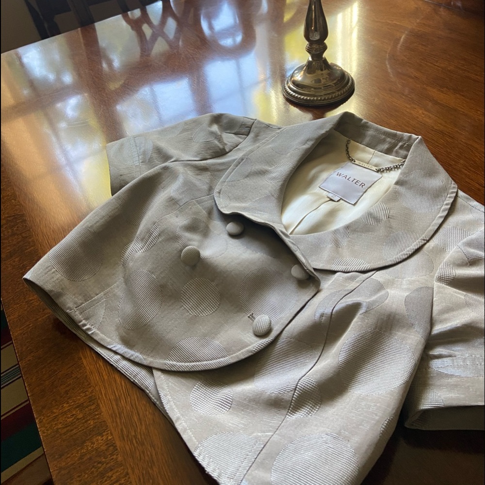 Cotton n silk Shrug size small